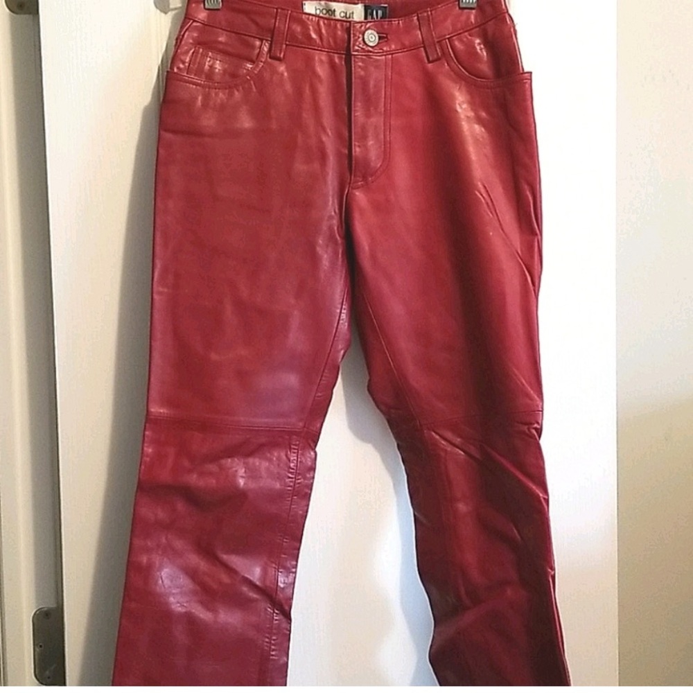 ❌SOLD❌Vintage genuine leather pants